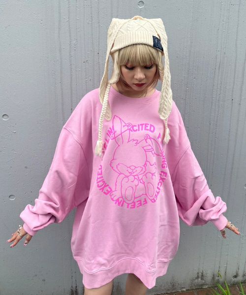 FEELING EXCITED SWEAT ONE-PIECE | Candy Stripper（キャンディ