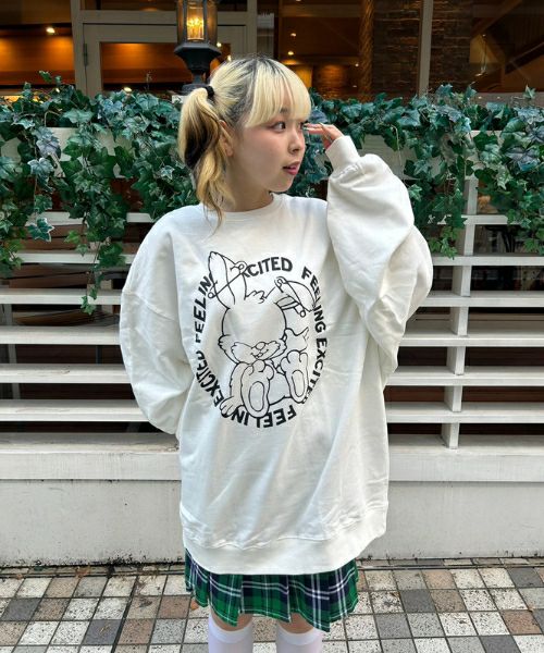 FEELING EXCITED SWEAT ONE-PIECE | Candy Stripper（キャンディ