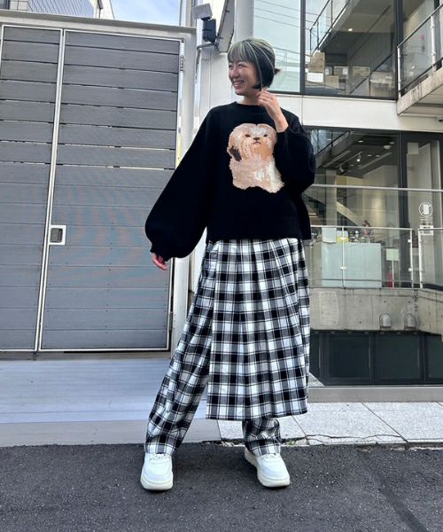 WRAP CHECK PANTS | Candy Stripper（キャンディ ストリッパー