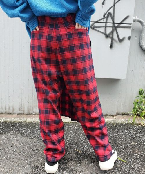 WRAP CHECK PANTS | Candy Stripper（キャンディ ストリッパー 