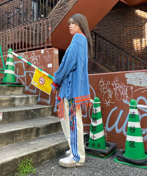 PEPE AND DRAGON JERSEY PANTS | Candy Stripper（キャンディ