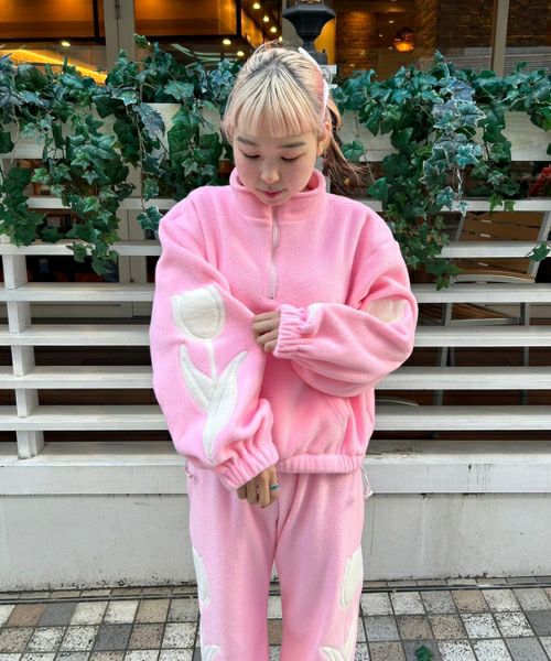 MY TULIP FLEECE ANORAK | Candy Stripper（キャンディ ストリッパー 