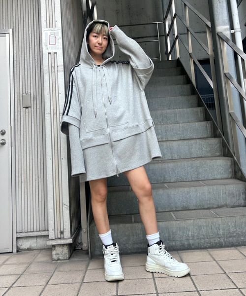 CND COMBINED ZIP UP HOODIE | Candy Stripper（キャンディ