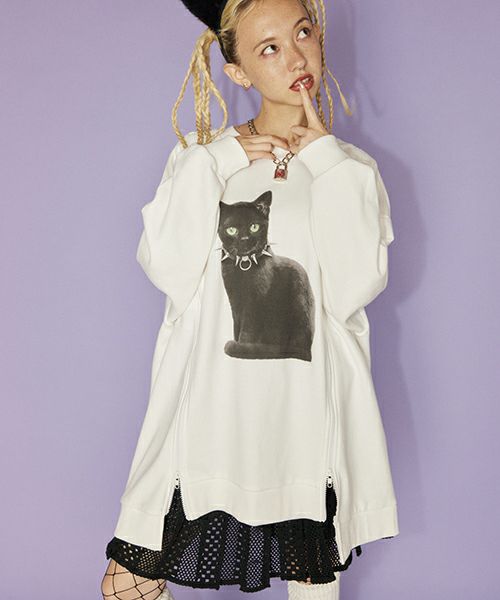 ANARCHY KITTEN SWEAT TOPS | Candy Stripper（キャンディ 