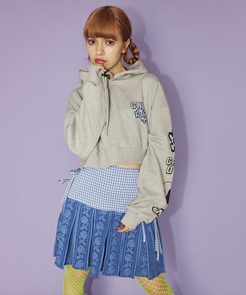 CND SHORT HOODIE | Candy Stripper（キャンディ ストリッパー