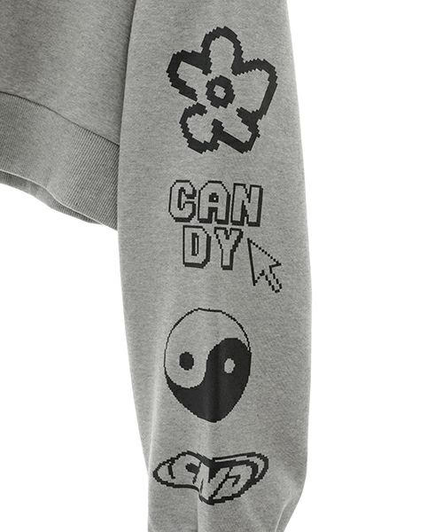 CND SHORT HOODIE | Candy Stripper（キャンディ ストリッパー