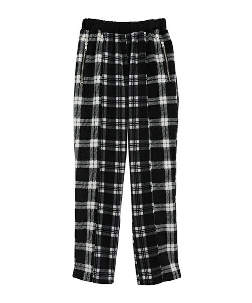 FLUFFY CHECK PANTS