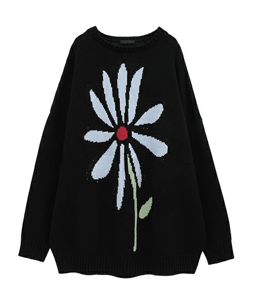 BIG FLOWER KNIT