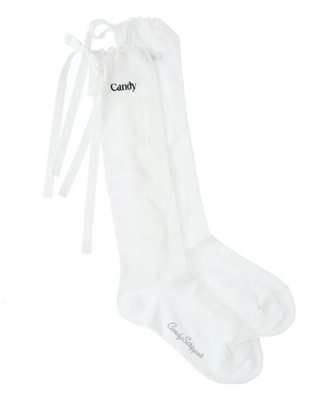 CANDY RIBBON HIGH SOCKS | Candy Stripper（キャンディ ストリッパー