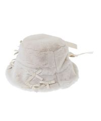 TENDER RIBBON FUR BUCKET HAT