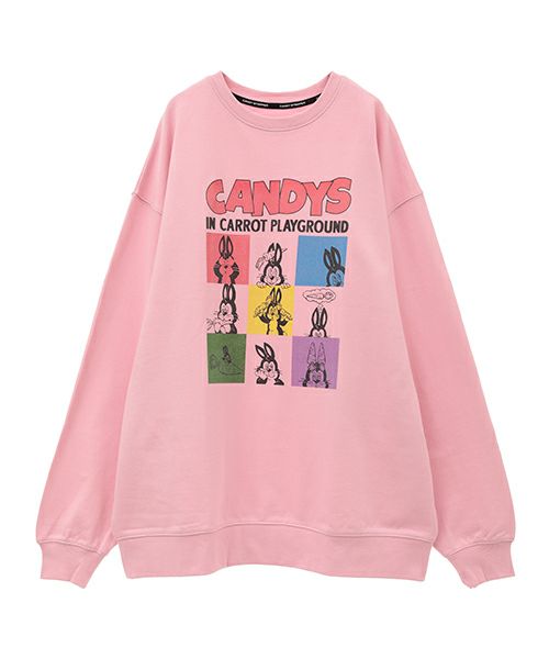 CARROT PLAYGROUND SWEAT ONE-PIECE | Candy Stripper（キャンディ