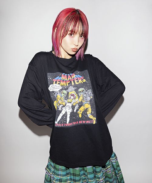 LiSA×CandyStripper】MAD TEMPTERS L/S TEE | Candy Stripper 