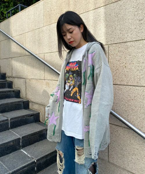 LiSA×CandyStripper】MAD TEMPTERS L/S TEE | Candy Stripper 