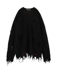 Candy Stripper ニット 「LiSA×Candy Stripper」DAMAGE レディース メンズ : ZOZOTOWN Yahoo!店  - 通販 - Yahoo!ショッピング