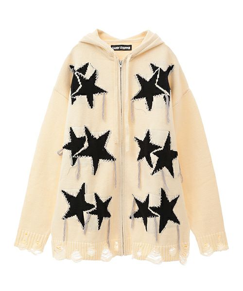 LiSA×CandyStripper】COVERED IN STARS ZIP UP HOODIE | Candy ...