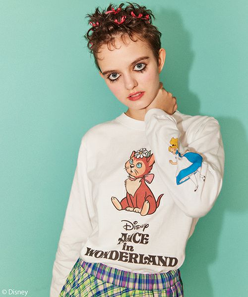 Disney】DISNEY ALICE IN WONDERLAND / L/S TEE | Candy