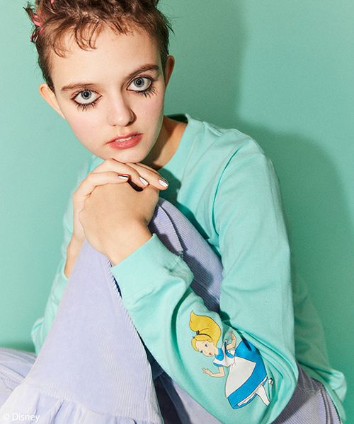 Disney】DISNEY ALICE IN WONDERLAND / L/S TEE | Candy