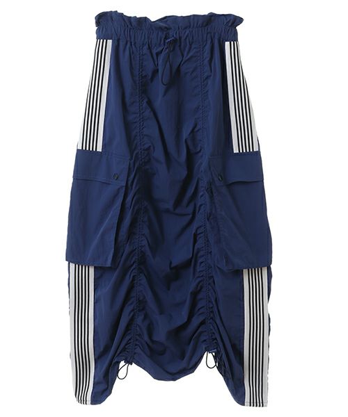 半額以下candy stripper DRAWSTRING LINED スカート