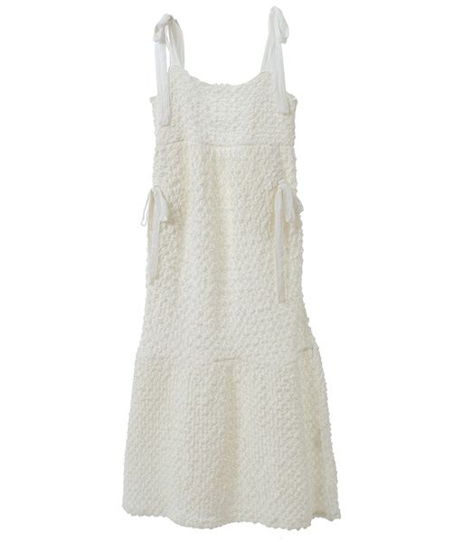 SHIRRING RIBBON ONE-PIECE | Candy Stripper（キャンディ  