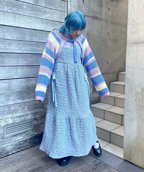 Candy Stripper キャンディストリッパー リボン柄ワンピース SHIRRING RIBBON ONE-PIECE | Candy Stripper（キャンディ