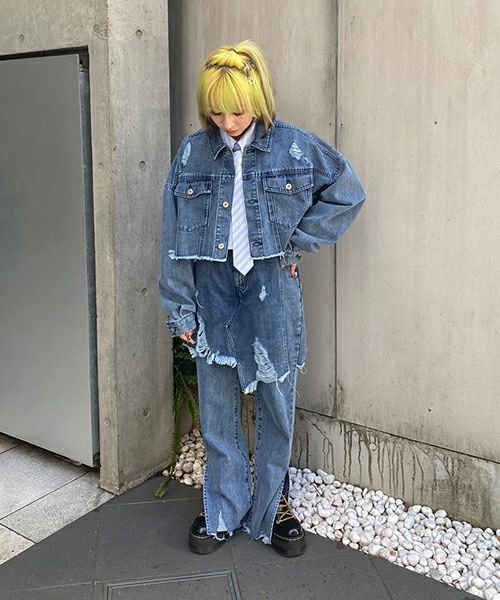 HOPPING LAYERED PANTS | Candy Stripper（キャンディ
