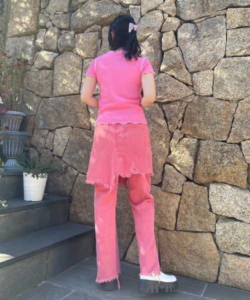 HOPPING LAYERED PANTS | Candy Stripper（キャンディ ストリッパー