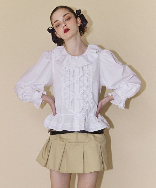 SWEET MEMORY FRILL BLOUSE | Candy Stripper（キャンディ