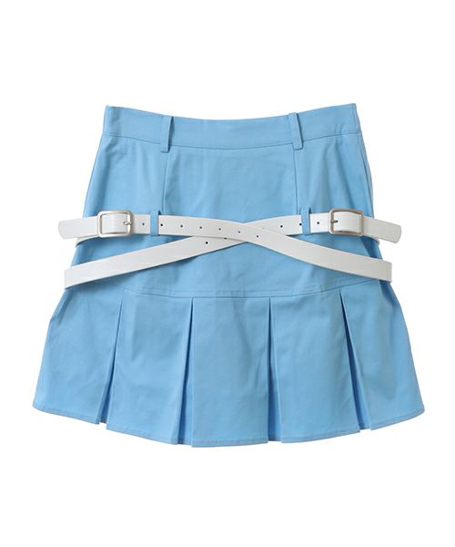 CROSS BELTED MINI SKIRT | Candy Stripper（キャンディ