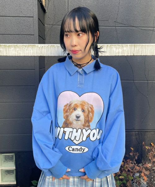 WITH YOU POLO TOPS | Candy Stripper（キャンディ ストリッパー 