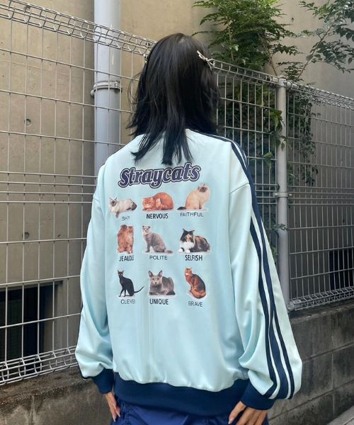 STRAYCATS JERSEY BLOUSON | Candy Stripper（キャンディ ストリッパー 