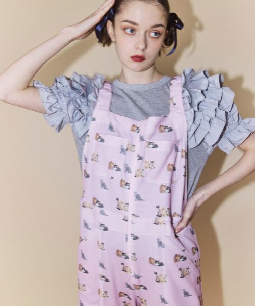 BABY KITTENS WAFFLE SALOPETTE | Candy Stripper（キャンディ 
