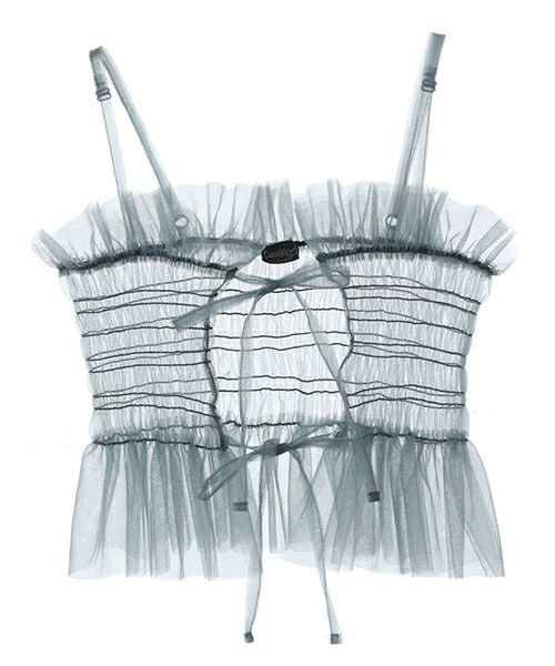 GIRL HOOD TULLE CAMISOLE | Candy Stripper（キャンディ