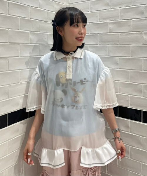 キャンディストリッパー FREAK DINER POLO ポロシャツ ワンピ キャンディストリッパー FREAK DINER POLO ポロシャツ ワンピ