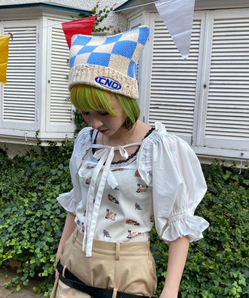 Candystripper ワンピース ビーニー まとめ（CHECKER SQUARE BEANIE 