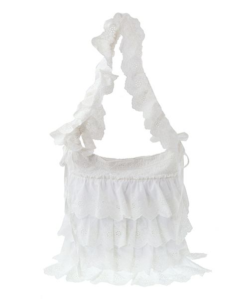最も  SHOULDER FRILL AMOR BAG Stripper（キャンディ Candy | バッグ