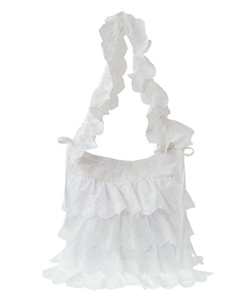 AMOR FRILL SHOULDER BAG | Candy Stripper（キャンディ