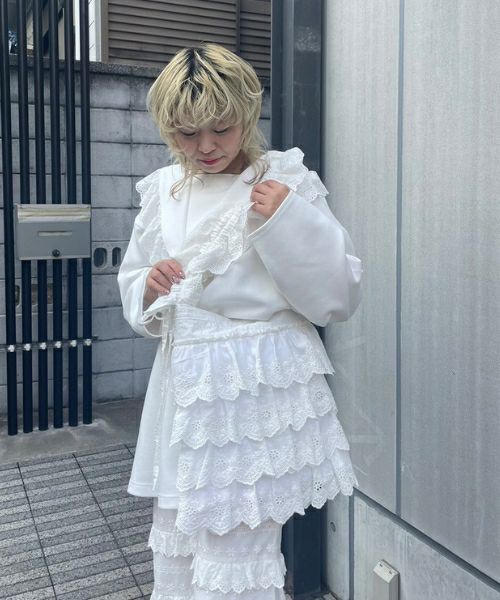 AMOR FRILL SHOULDER BAG | Candy Stripper（キャンディ