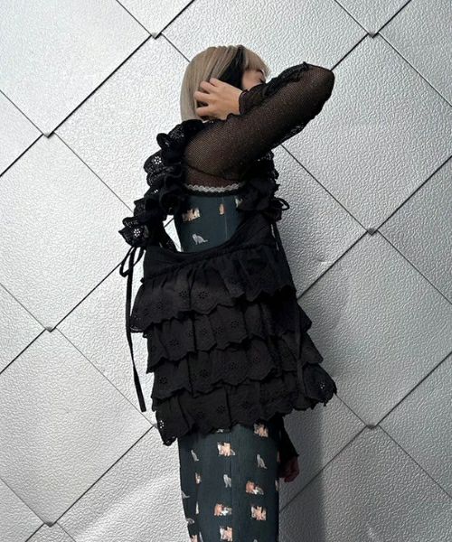 AMOR FRILL SHOULDER BAG | Candy Stripper（キャンディ