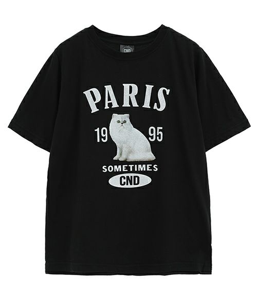PARIS CAT TEE | Candy Stripper（キャンディ ストリッパー