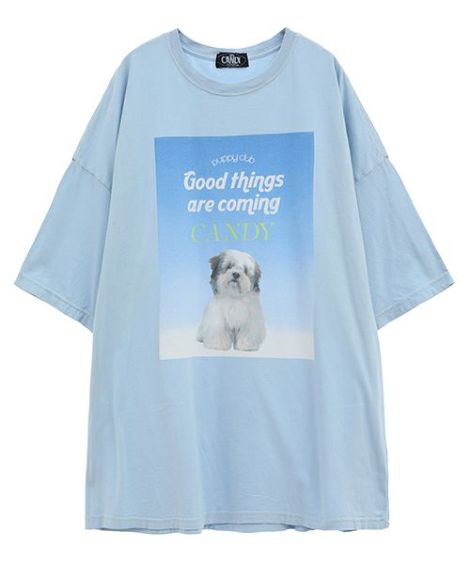 GOOD PUPPY BIG BIG TEE | Candy Stripper（キャンディ