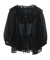 Candy Stripper ブラウス シャツ ANGELIC RIBBON SHEER