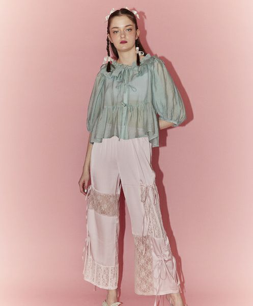 新品リテンキャンディブラウスGrosgrain candy Blouse - メルカリ