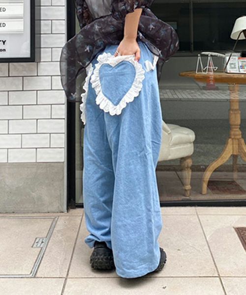 ♡FRILL DENIM PANTS | Candy Stripper（キャンディ ストリッパー）｜オフィシャル通販サイトCANDY STORE