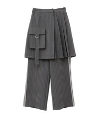 Candy Stripper PLEATS LAYERED PANTS グレー PLEATS LAYERED PANTS | Candy Stripper（キャンディ