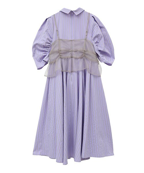 CAMI DOCKING SHIRT ONE-PIECE | Candy Stripper（キャンディ 