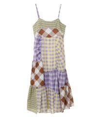PATCHWORK CAMISOLE ONE-PIECE | Candy Stripper（キャンディ
