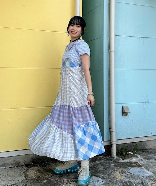PATCHWORK CAMISOLE ONE-PIECE | Candy Stripper（キャンディ