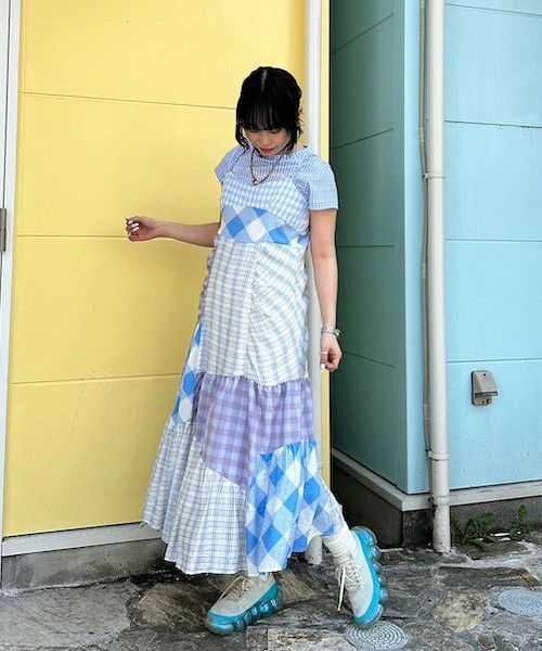 PATCHWORK CAMISOLE ONE-PIECE | Candy Stripper（キャンディ 
