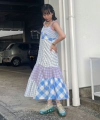 PATCHWORK CAMISOLE ONE-PIECE | Candy Stripper（キャンディ