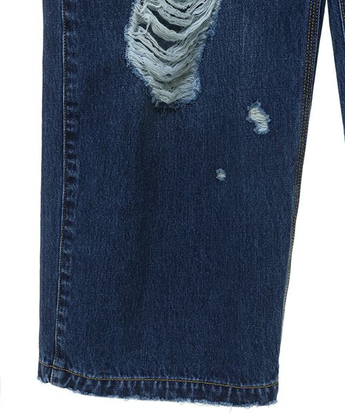 candystripperダメージデニムパンツ DAMAGE LAYERED DENIM PANTS | Candy Stripper（キャンディ